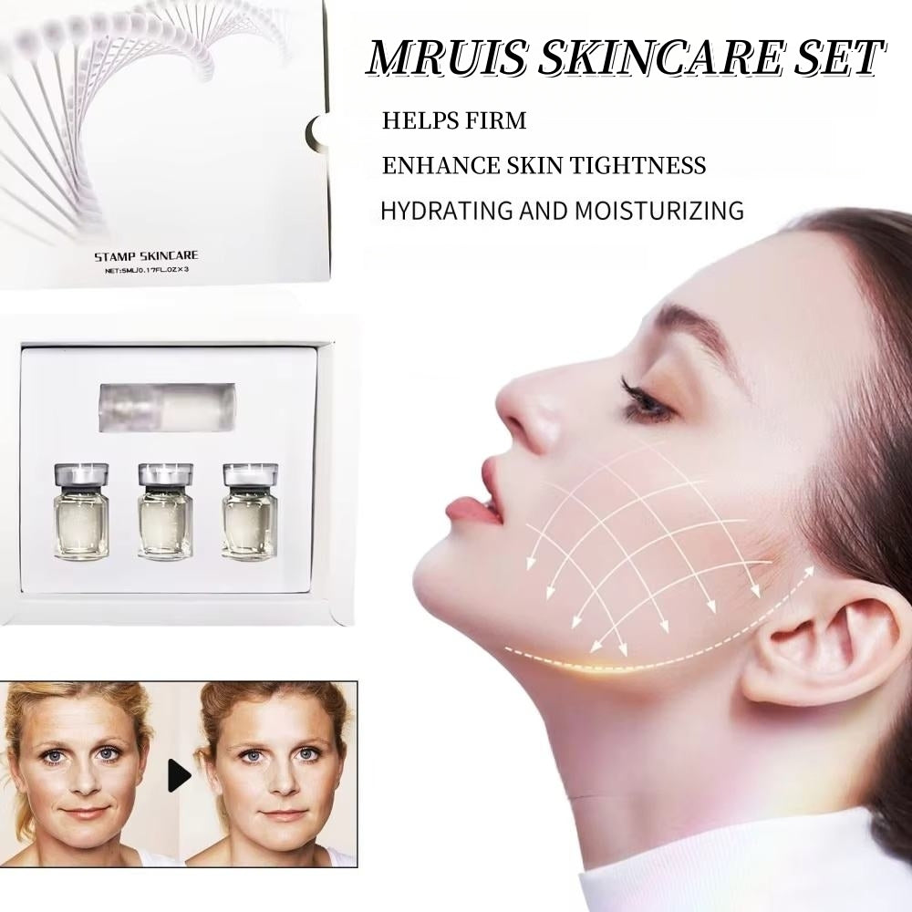 PDRN Set Top Anti-Aging Serum Korean Skin Management Solution Rejuvenates Shrinks Pores Brightens Complexion