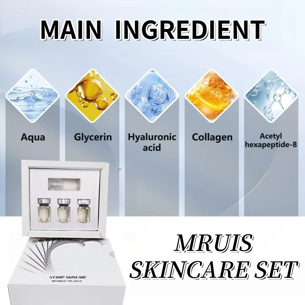 PDRN Set Top Anti-Aging Serum Korean Skin Management Solution Rejuvenates Shrinks Pores Brightens Complexion