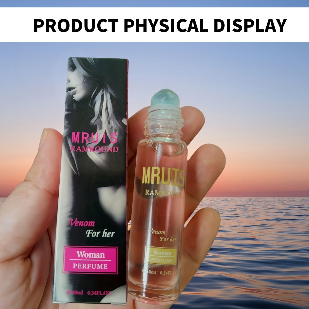 3-bottle pack MRUIS Pheromone Women's Perfume Pheromone Pink Jasmine Sweet Fruits Fresh,Natural and Charming, Suitable for Dates, Daily Commutes, Essential Oil Perfume
