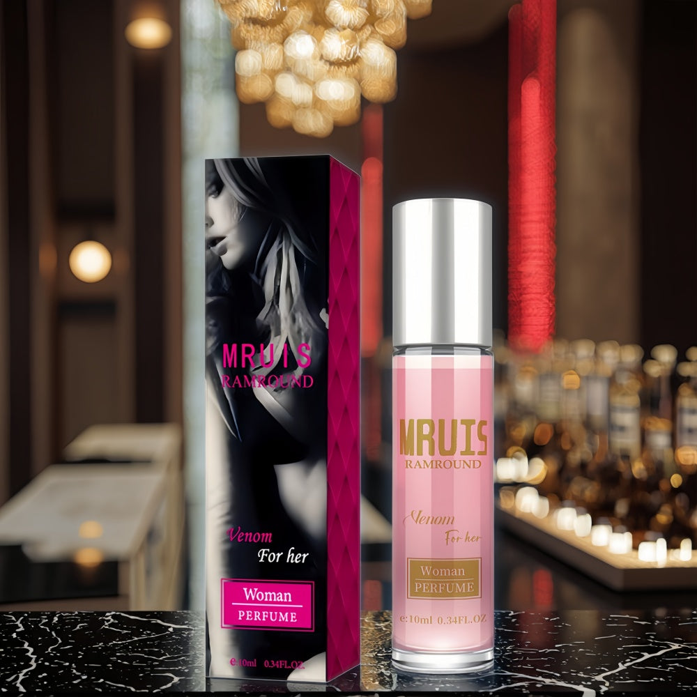 3-bottle pack MRUIS Pheromone Women's Perfume Pheromone Pink Jasmine Sweet Fruits Fresh,Natural and Charming, Suitable for Dates, Daily Commutes, Essential Oil Perfume